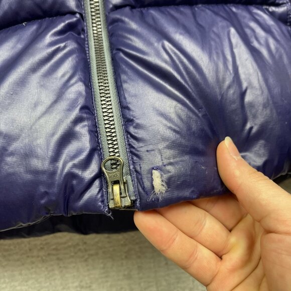 Columbia Down Puffer Quilted Jacket Winter Hooded Omni-Heat Purple Women's XS - Picture 9 of 16